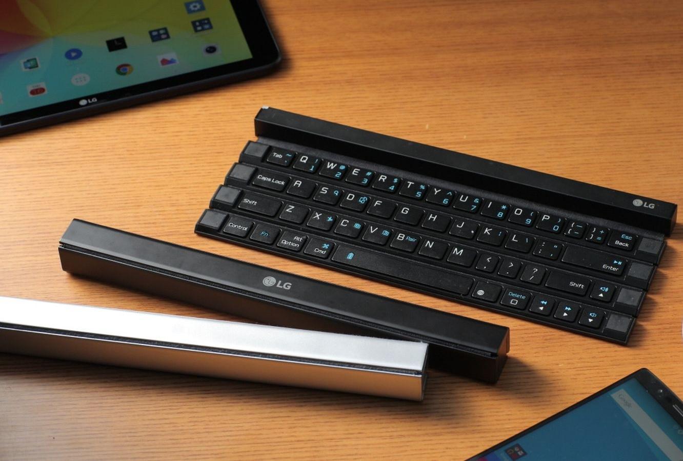 تیزر رسمی معرفی LG Rolly Keyboard